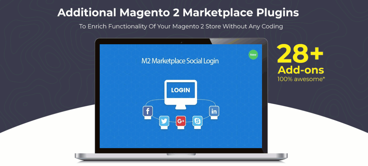 More than 28 addons for magento 2 marketplace pro ee
