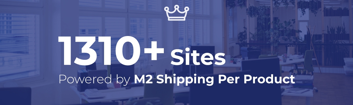 1310 sites using magento 2 shipping per products