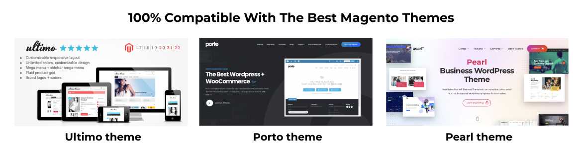 Compatible with the best magento theme