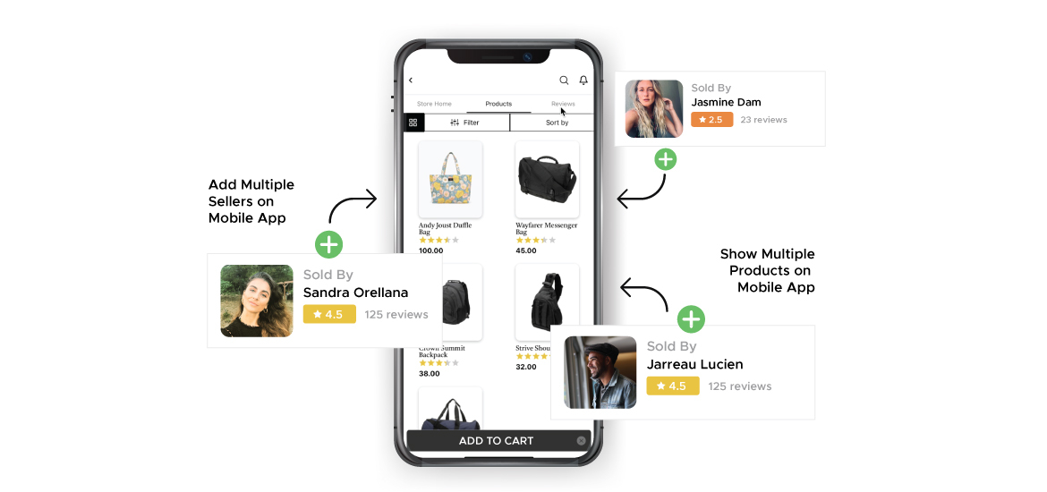 magento 2 marketplace mobile app add sellers