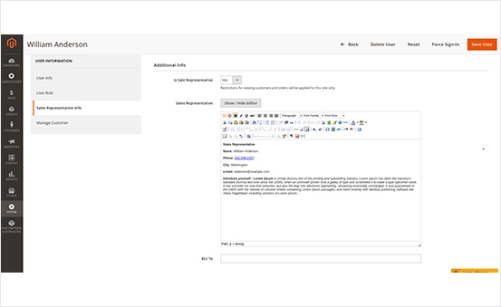 Magento 2 Sales Rep Extension | Sales Representatives & Dealers
