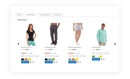 Magento 2 Recommended Products Extension - Upsells, Cross-sells