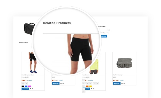 Magento 2 Recommended Products Extension - Upsells, Cross-sells