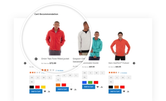 Magento 2 Recommended Products Extension - Upsells, Cross-sells