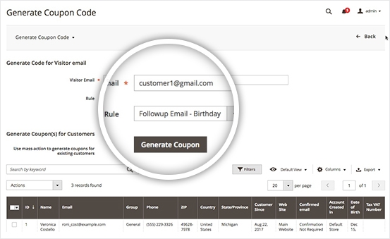 magento 2 coupon code generate coupon code automatically