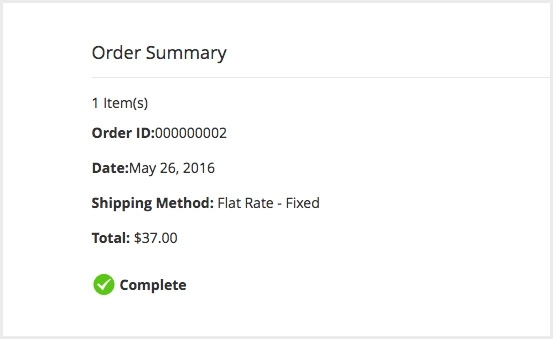 magento 2 order tracking extension pro order summary in the front end