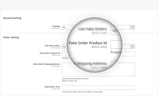 Use Fake Order Product Id