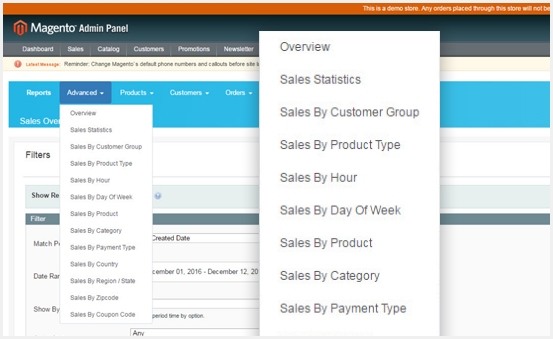 Magento coupons usage report
