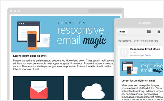 Magento responsive email magic - Dinarys