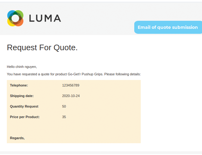 magento 2 request for quote email to customer after quote created