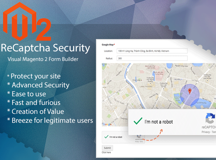 Recaptcha Security, spam protection