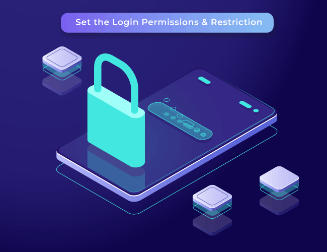 Login Permission and restriction support
