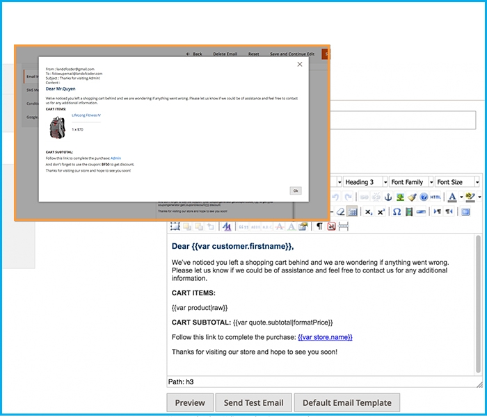 Magento 2 Follow Up Email | Abandoned Cart Recovery Email