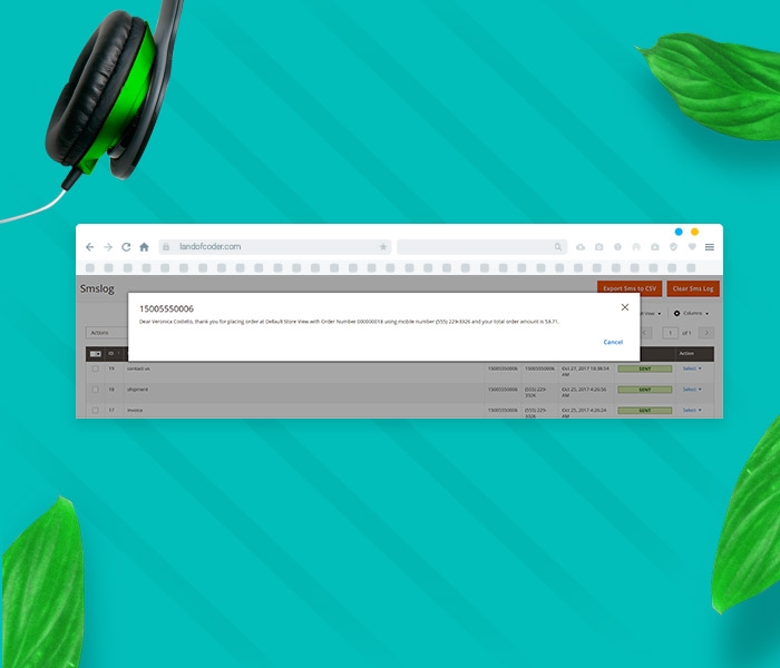 Magento 2 SMS Notification Extension Check Preview