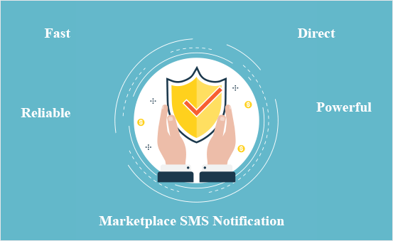 Superb Fast, Direct and Powerful SMS Notifications for Marketplace