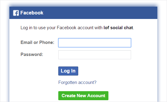 One step log in with Facebook Super Fast