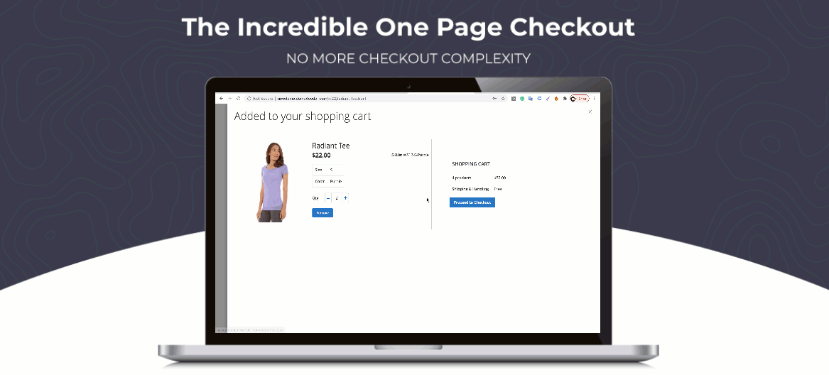 Magento 2 One Page Checkout Page Demo