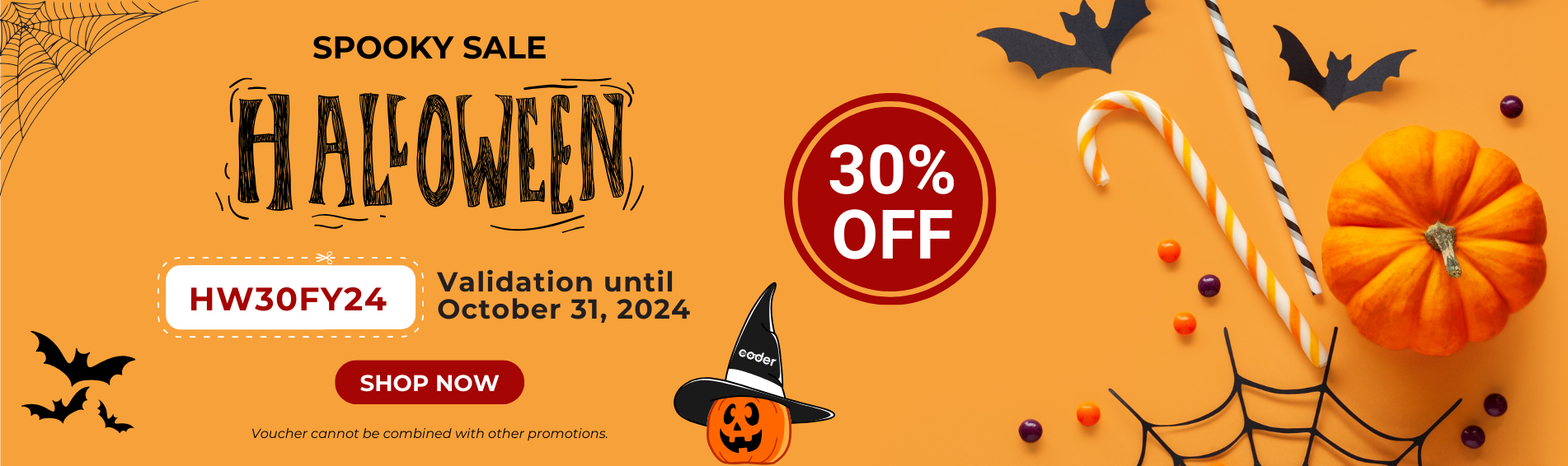 Hallowen 30% sale off